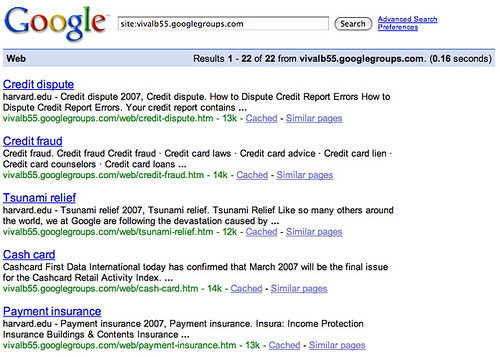Google Search Index of a Website - Google Indexes Every Single Page